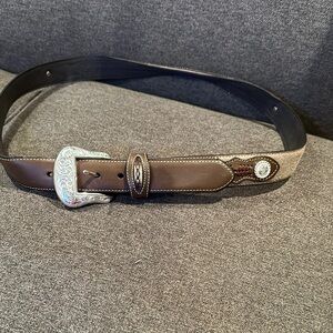 Western Leather Belt 46”